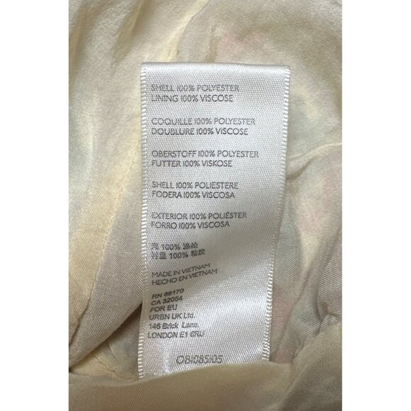 Free People Mabel Printed Blouse Roses Combo Size Medium - Picture 5 of 5